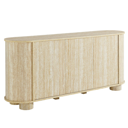 Modway EEI-7015 Overture 63" Oval Faux Travertine Sideboard Modway