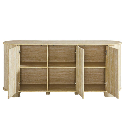 Modway EEI-7015 Overture 63" Oval Faux Travertine Sideboard Modway