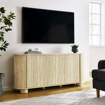 Modway EEI-7015 Overture 63" Oval Faux Travertine Sideboard Modway