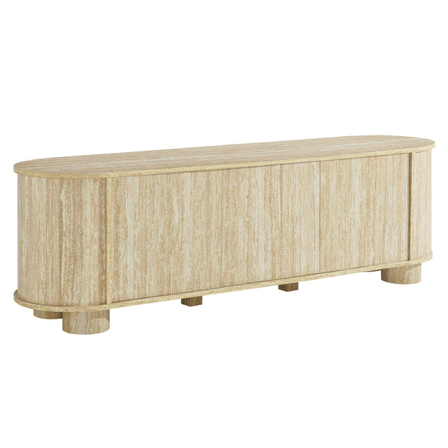 Modway EEI-7016 Overture 63" Oval Faux Travertine TV Stand Modway