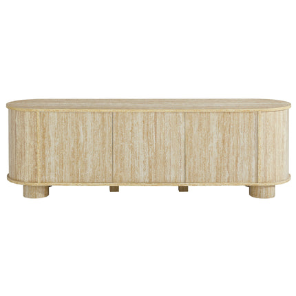 Modway EEI-7016 Overture 63" Oval Faux Travertine TV Stand Modway