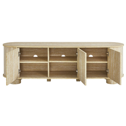 Modway EEI-7016 Overture 63" Oval Faux Travertine TV Stand Modway