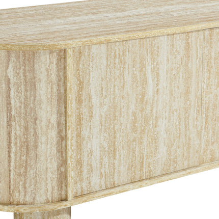 Modway EEI-7016 Overture 63" Oval Faux Travertine TV Stand Modway