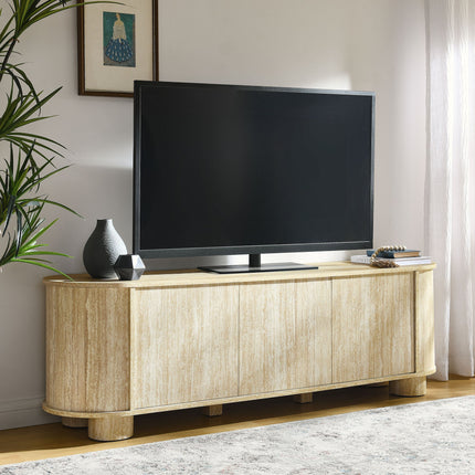 Modway EEI-7016 Overture 63" Oval Faux Travertine TV Stand Modway