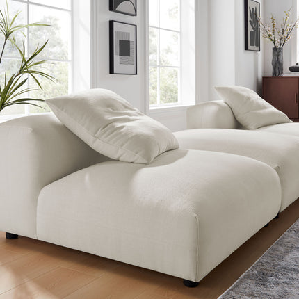 Modway EEI-7029 Solace 3-Piece Modular Upholstered Fabric Sectional Sofa - Plaza Home Decor