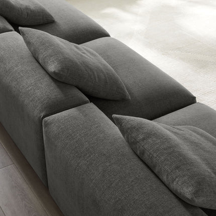 Modway EEI-7035 Solace 3-Piece Modular Upholstered Fabric Sofa - Plaza Home Decor