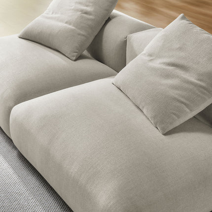 Modway EEI-7037 Solace 2-Piece Modular Upholstered Fabric Sofa - Plaza Home Decor