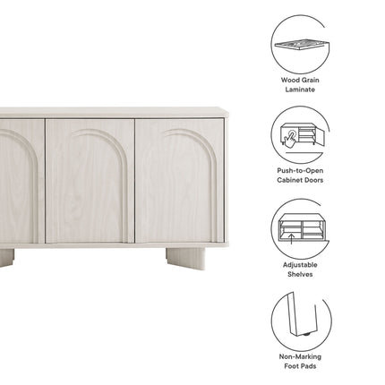 Modway EEI-7039 Flux Arched 3-Door Sideboard Modway