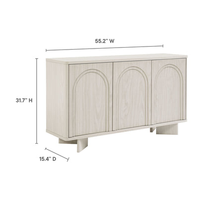 Modway EEI-7039 Flux Arched 3-Door Sideboard Modway
