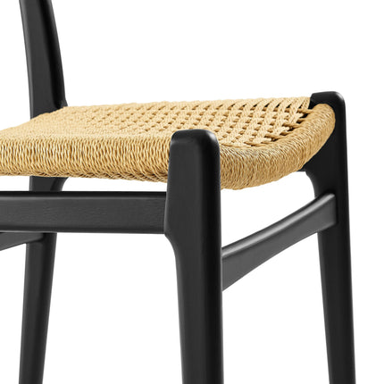 Modway EEI-7044 Wynn Rope and Wood Dining Side Chairs Set of 2 Modway