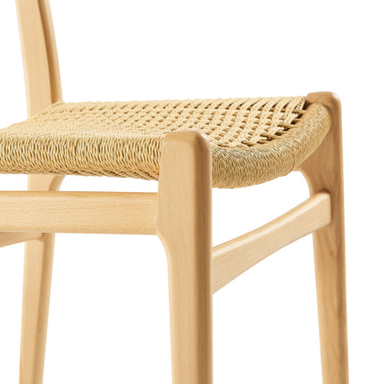 Modway EEI-7044 Wynn Rope and Wood Dining Side Chairs Set of 2 Modway