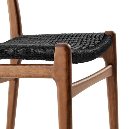 Modway EEI-7044 Wynn Rope and Wood Dining Side Chairs Set of 2 Modway