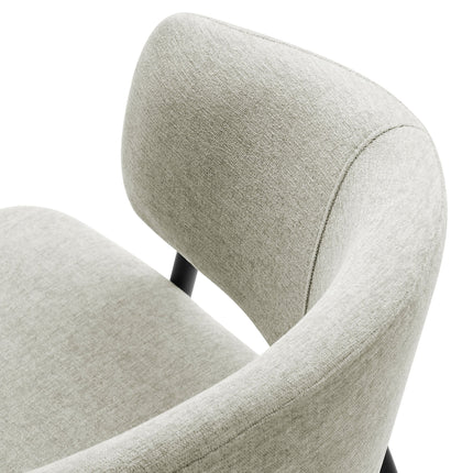 Modway EEI-7045 Nella Upholstered Heathered Chenille Dining Chairs Set of 2 Modway