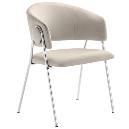 Modway EEI-7046 Nella Upholstered Performance Velvet Dining Chair Set of 2 Modway