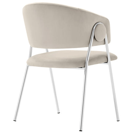 Modway EEI-7046 Nella Upholstered Performance Velvet Dining Chair Set of 2 Modway
