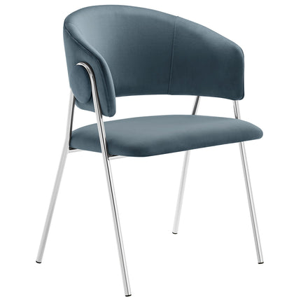 Modway EEI-7046 Nella Upholstered Performance Velvet Dining Chair Set of 2 Modway