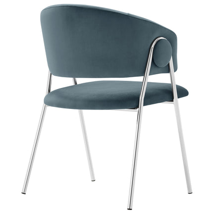 Modway EEI-7046 Nella Upholstered Performance Velvet Dining Chair Set of 2 Modway