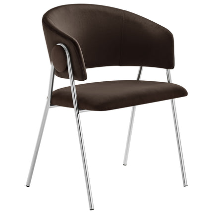Modway EEI-7046 Nella Upholstered Performance Velvet Dining Chair Set of 2 Modway
