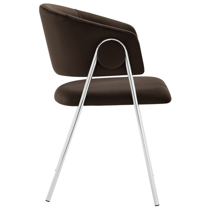 Modway EEI-7046 Nella Upholstered Performance Velvet Dining Chair Set of 2 Modway