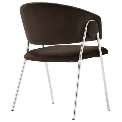 Modway EEI-7046 Nella Upholstered Performance Velvet Dining Chair Set of 2 Modway