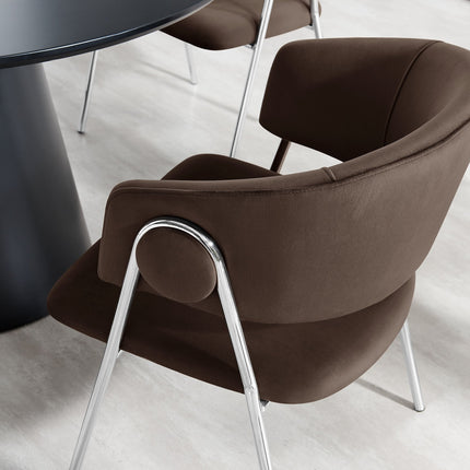 Modway EEI-7046 Nella Upholstered Performance Velvet Dining Chair Set of 2 Modway