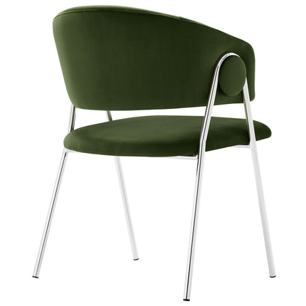 Modway EEI-7046 Nella Upholstered Performance Velvet Dining Chair Set of 2 Modway