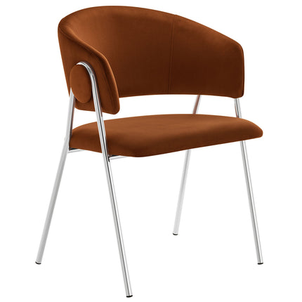 Modway EEI-7046 Nella Upholstered Performance Velvet Dining Chair Set of 2 Modway