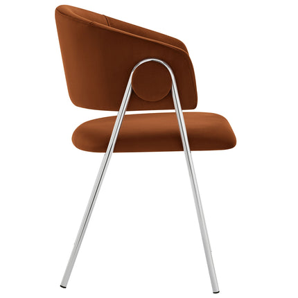 Modway EEI-7046 Nella Upholstered Performance Velvet Dining Chair Set of 2 Modway