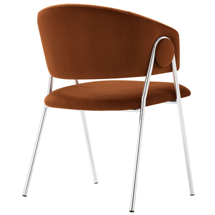Modway EEI-7046 Nella Upholstered Performance Velvet Dining Chair Set of 2 Modway