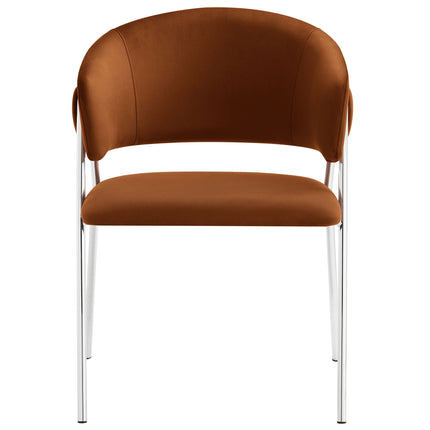 Modway EEI-7046 Nella Upholstered Performance Velvet Dining Chair Set of 2 Modway