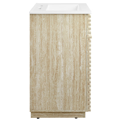 Modway EEI-7047 Render 24" Faux Travertine Bathroom Vanity With Sink Modway