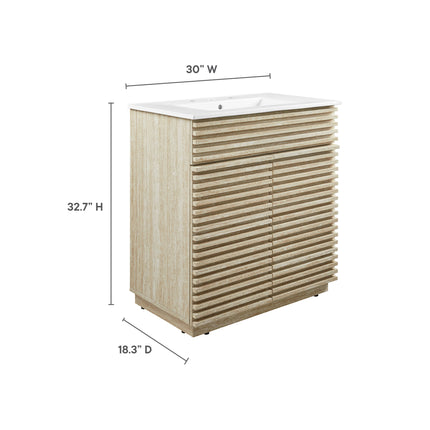 Modway EEI-7048 Render 30" Bathroom Vanity With Sink Modway