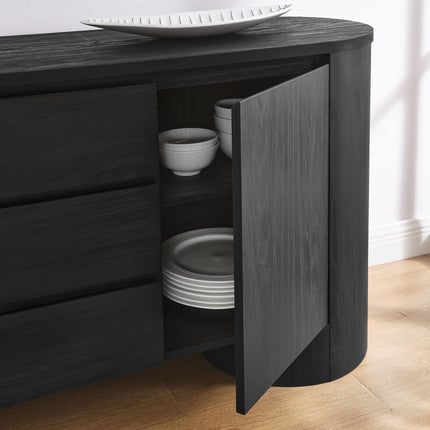Modway EEI-7050 Duval 71" Rounded Sideboard Storage Cabinet Modway