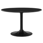 Black / Solid Wood