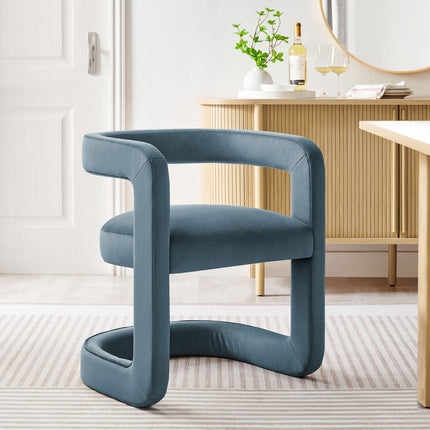 Modway EEI-7052 Winslow Barrel Performance Velvet Dining Chair Modway