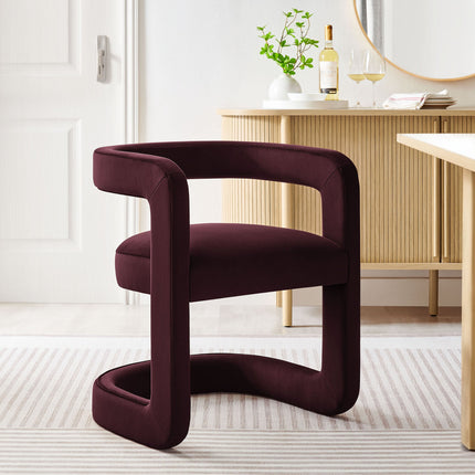 Modway EEI-7052 Winslow Barrel Performance Velvet Dining Chair Modway