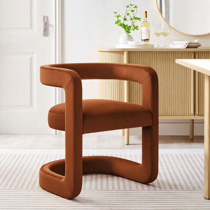 Modway EEI-7052 Winslow Barrel Performance Velvet Dining Chair Modway