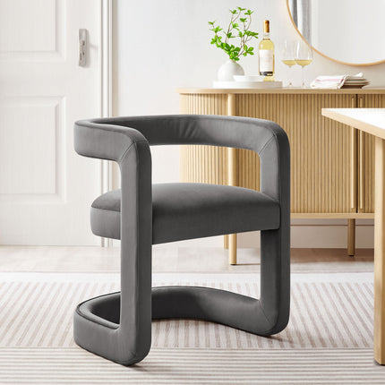Modway EEI-7052 Winslow Barrel Performance Velvet Dining Chair Modway