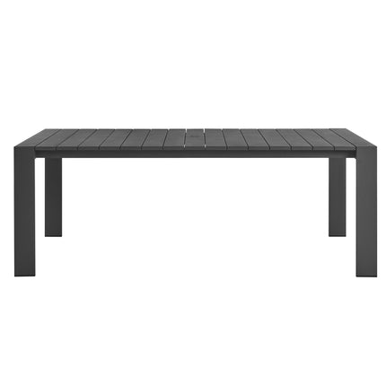 Modway EEI-7054 Tahoe Rectangular Outdoor Patio Aluminum Dining Table - Plaza Home Decor