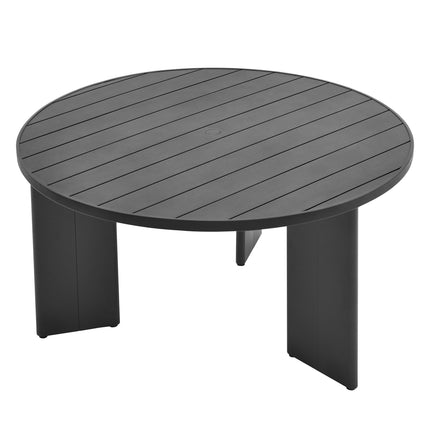 Modway EEI-7055 Tahoe Round Outdoor Patio Aluminum Dining Table - Plaza Home Decor