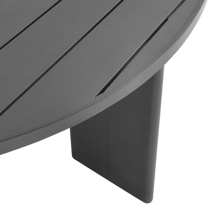 Modway EEI-7055 Tahoe Round Outdoor Patio Aluminum Dining Table - Plaza Home Decor