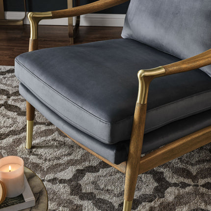 Modway EEI-7056 Langford Performance Velvet Accent Armchair Modway
