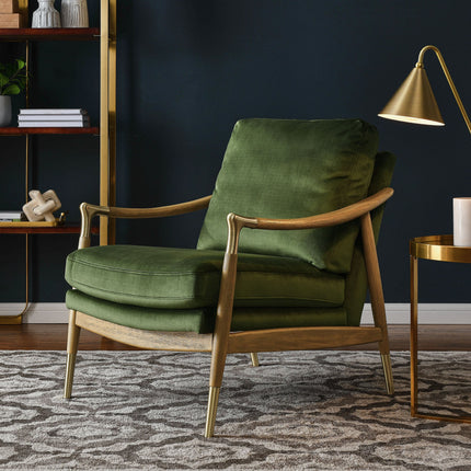 Modway EEI-7056 Langford Performance Velvet Accent Armchair Modway