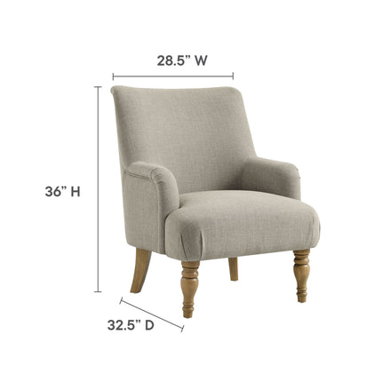 Modway EEI-7057 Ellington Fabric Upholstered Accent Armchair Modway