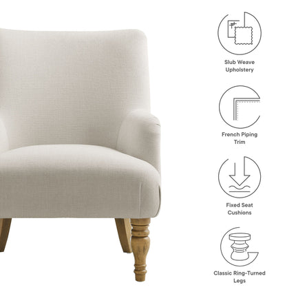 Modway EEI-7057 Ellington Fabric Upholstered Accent Armchair Modway