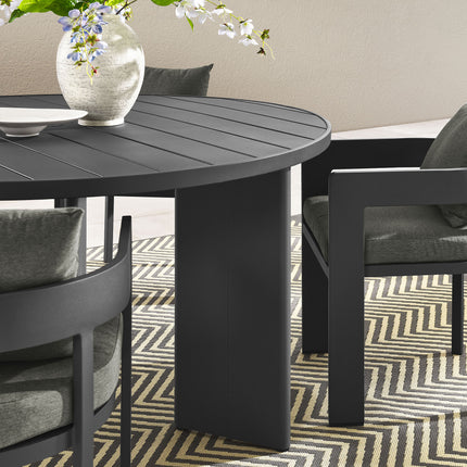 Modway EEI-7060 Tahoe 5-Piece Outdoor Patio Aluminum Dining Set - Plaza Home Decor