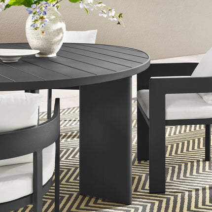Modway EEI-7060 Tahoe 5-Piece Outdoor Patio Aluminum Dining Set - Plaza Home Decor