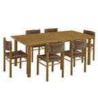 Natural / Rattan and Aluminum