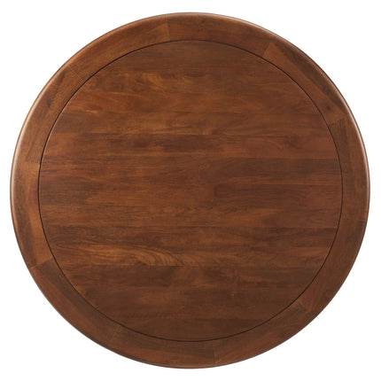 Modway EEI-7070 Lippa 48" Round Pedestal Solid Wood Dining Table Modway