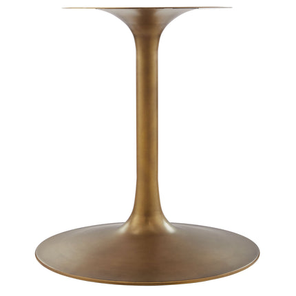 Modway EEI-7070 Lippa 48" Round Pedestal Solid Wood Dining Table Modway